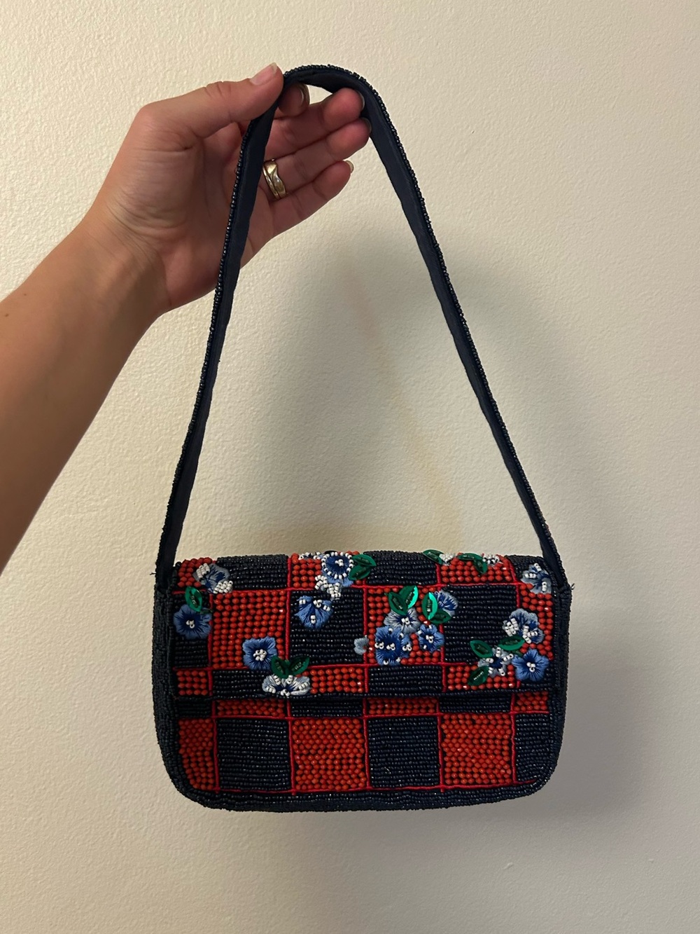 Anthropology beaded bag